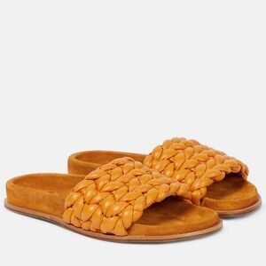 Chloe Kacey Leather Slides. Size 40.